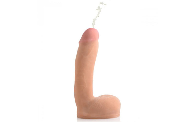 Loadz  Dual Density Squirting Dildo, 8in/20cm, Flesh