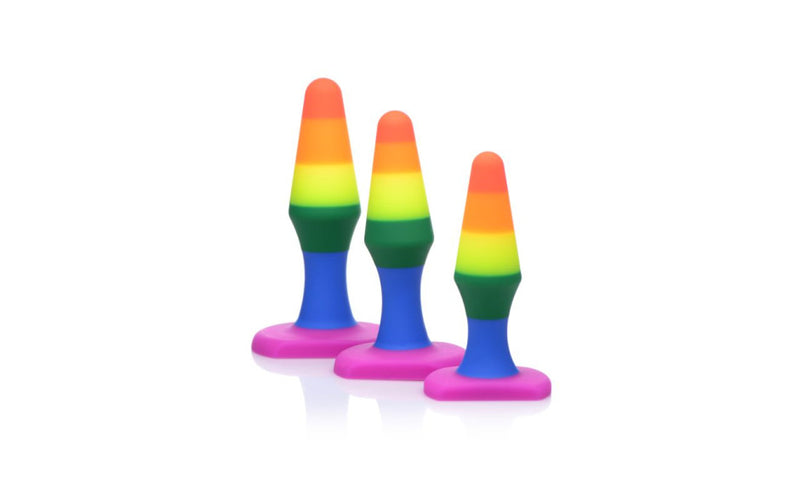 Frisky Rainbow Ready Anal Trainer Set, Rainbow