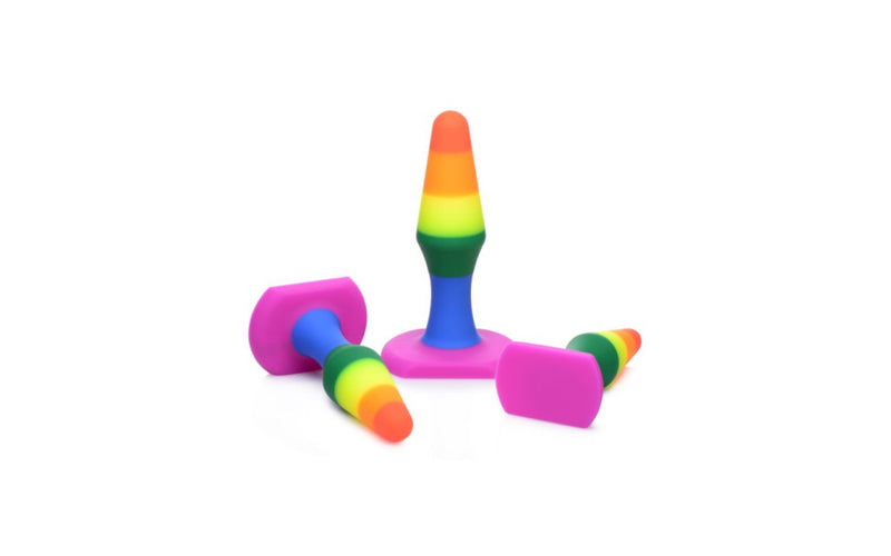Frisky Rainbow Ready Anal Trainer Set, Rainbow