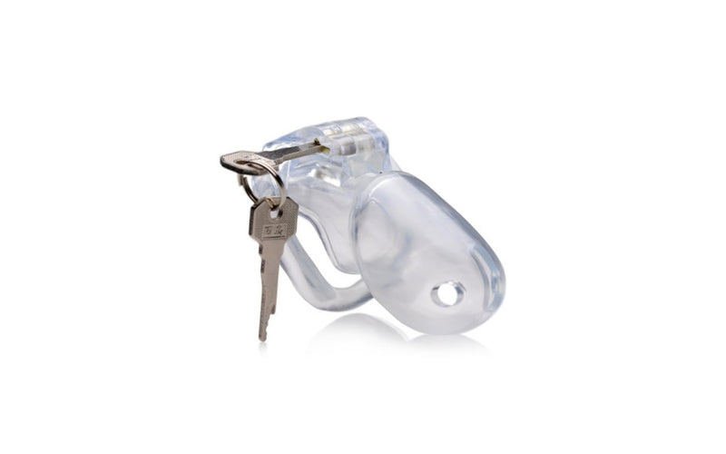 Master Series Clear Captor Chastity Cage, Large