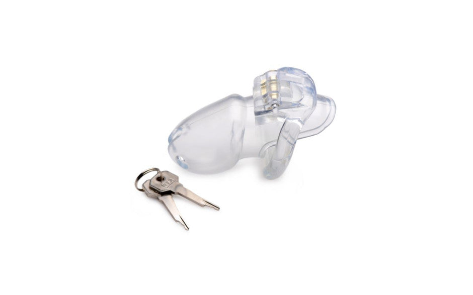 Master Series Clear Captor Chastity Cage, Large