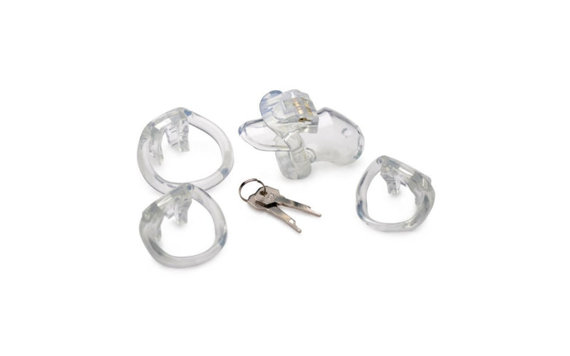 Master Series Clear Captor Chastity Cage, Small