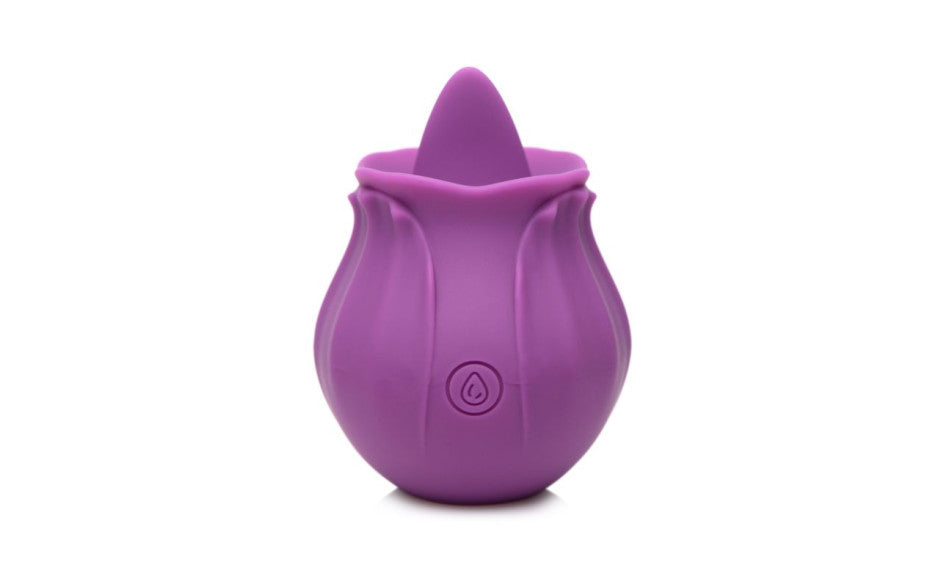 Inmi Bloomgasm Wild Violet 10X Licking Clit Stimulator, Purple