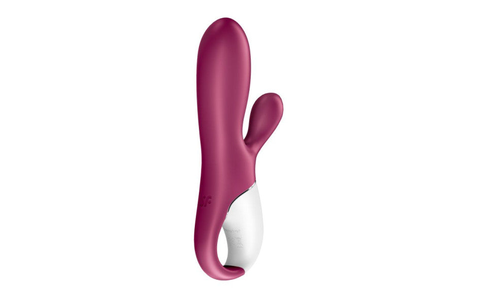 Satisfyer Hot Bunny Connect App Warming Vibrator, Burgundy