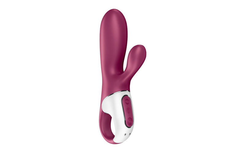 Satisfyer Hot Bunny Connect App Warming Vibrator, Burgundy