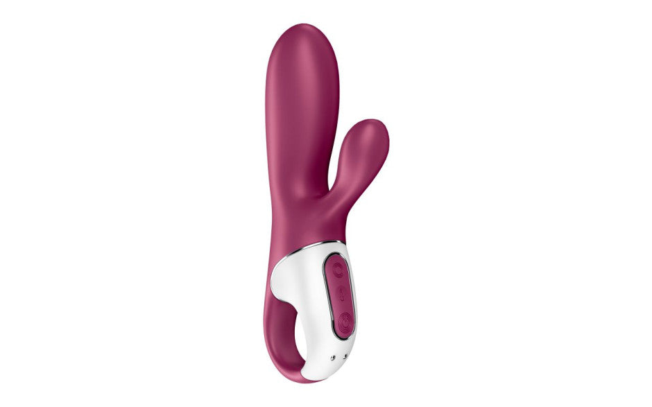 Satisfyer Hot Bunny Connect App Warming Vibrator, Burgundy