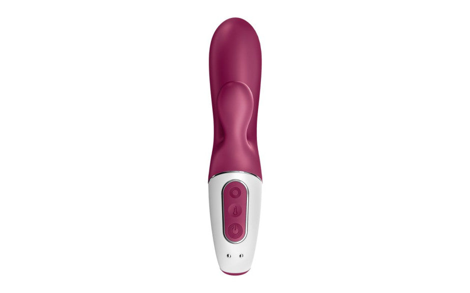 Satisfyer Hot Bunny Connect App Warming Vibrator, Burgundy