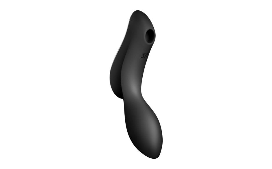 Satisfyer Curvy Trinity 2 Insertable Air Pulse Vibrator, Black