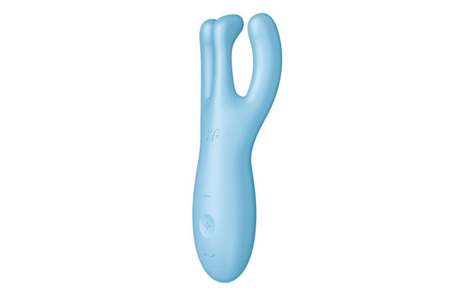 Satisfyer Threesome 4 Connect App Layon Vibrator, Blue