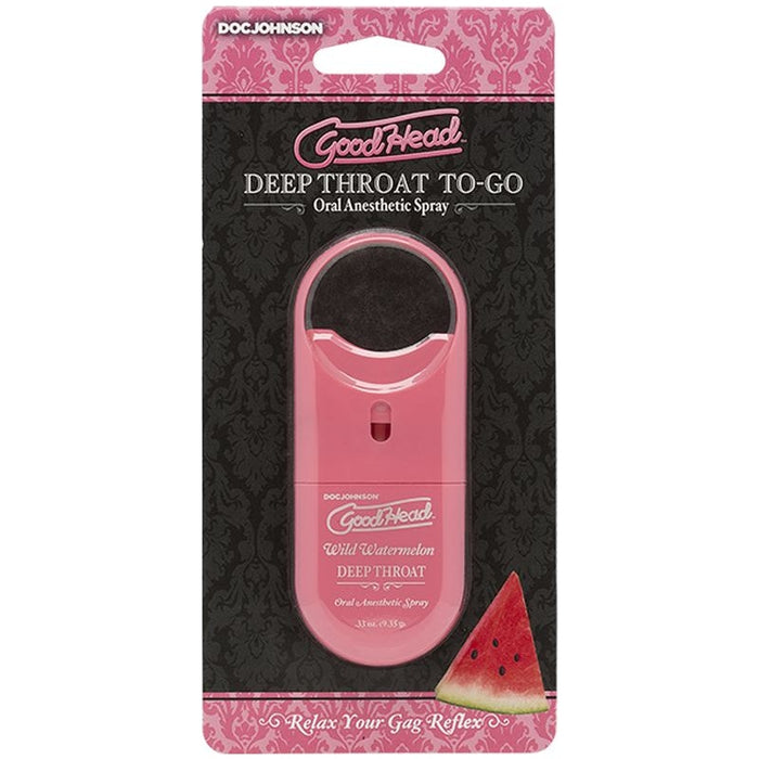 GoodHead To-Go Deep Throat Spray, Wild Watermelon, 9ml