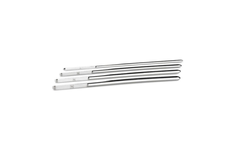 Sinner Single-Ended 14-piece Stainless Steel Dilator Set, Silver