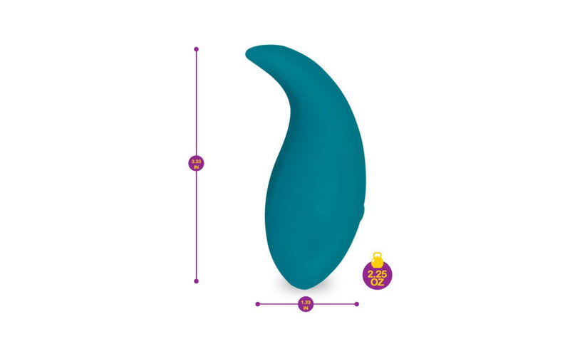 Viben Elated Pinpoint Rechargeable Vibe, Ocean