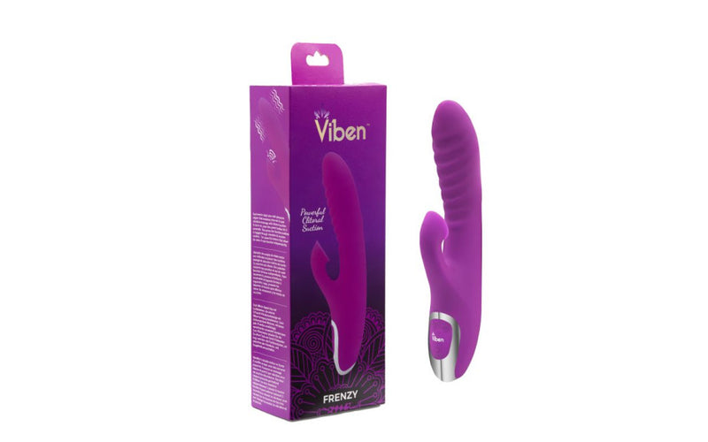 Viben Frenzy Suction Rabbit Vibe, Purple