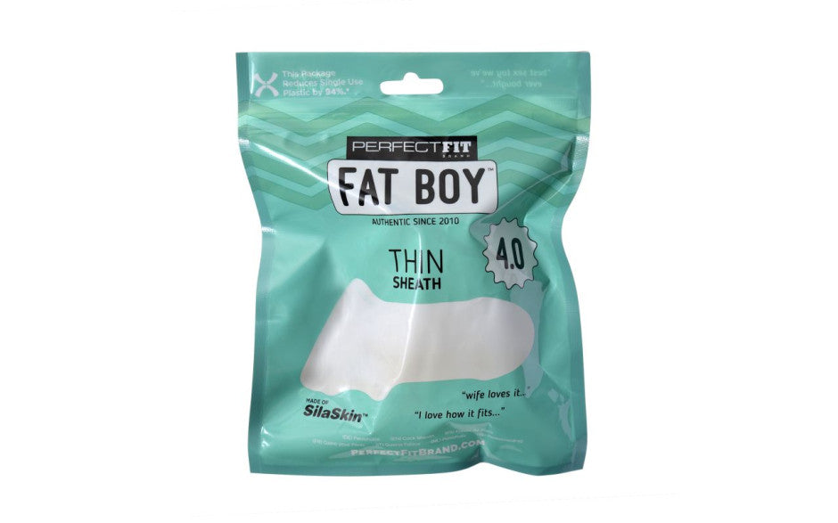 Perfect Fit Fat Boy 4.0 Cock Sleeve, 4"/10cm, Clear 