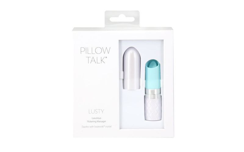 Pillow Talk Lusty Flickering Massager Teal