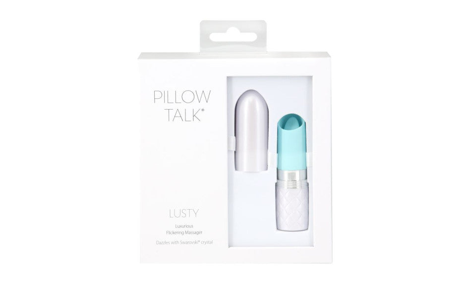 Pillow Talk Lusty Flickering Massager Teal