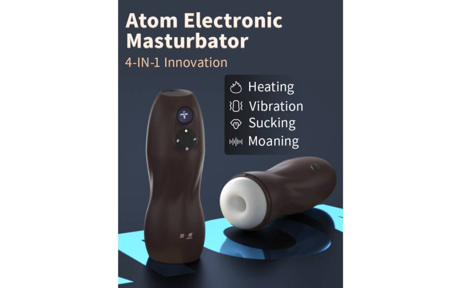 Drywell Atom Electronic Masturbator, Black