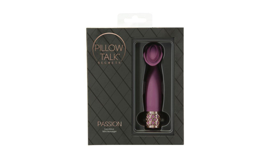 Pillow Talk Secrets Passion Clitoral Vibrator, Burgundy