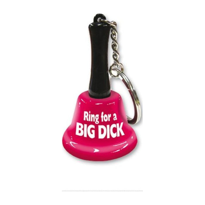 Ring For A Big Dick Mini Bell Keychain - Novelty