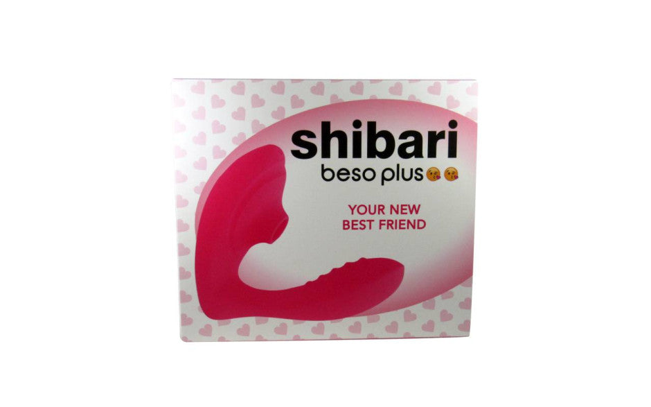 Shibari Beso Plus G-Spot and Clitoral Vibrator, Pink