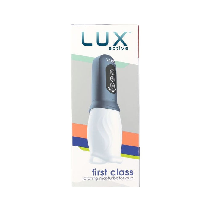 LUX Active First Class Rotating Masturbator Cup, Black