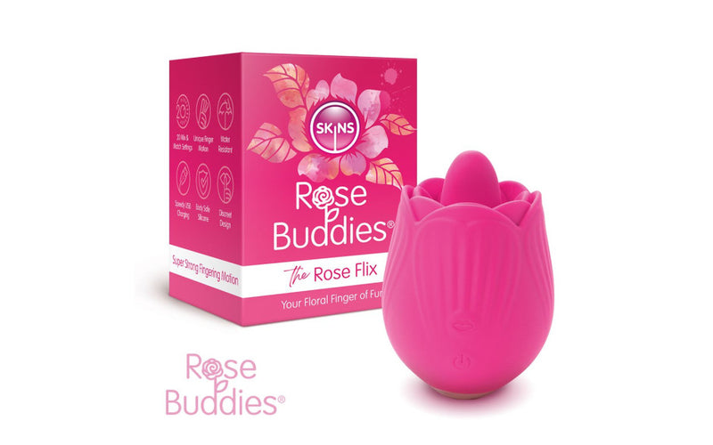 Skins 'Rose Buddies'. The Rose Flix clitoral stimulator