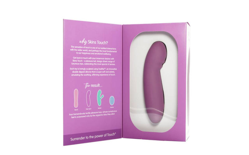 Skins Touch the Glee Spot VIbrator, 15.5cm, Purple