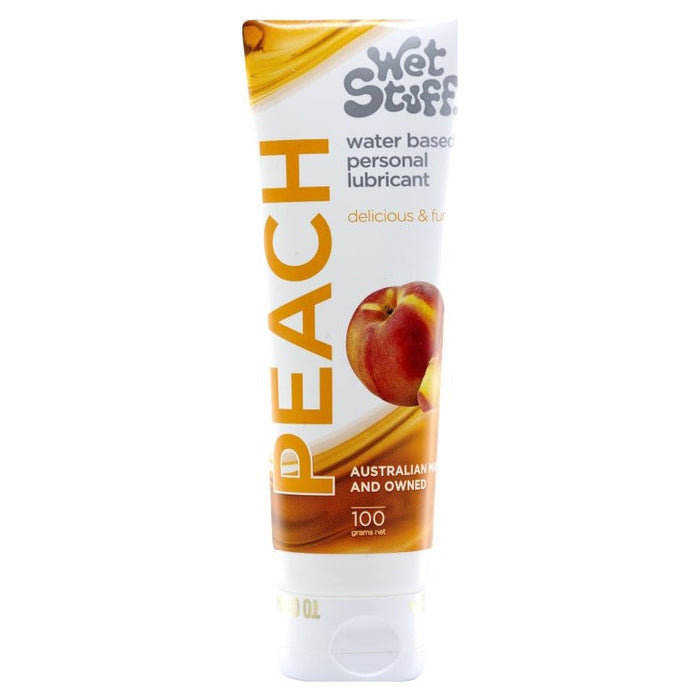 Wet Stuff Peach Water-based Lubricant, 100g