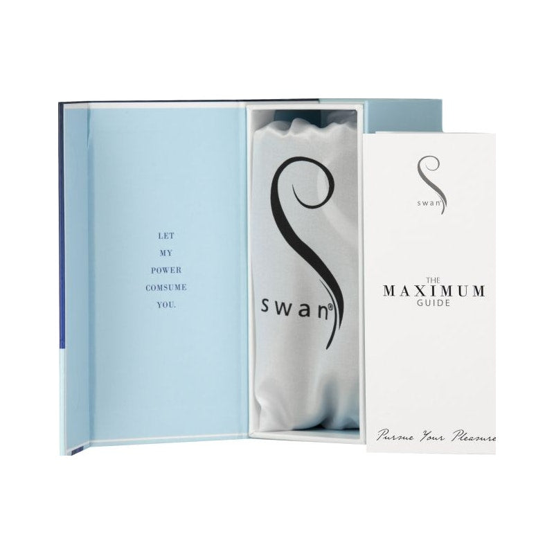Swan Maximum Comfy Cuff Rechargeable Bullet Vibrator, Blue