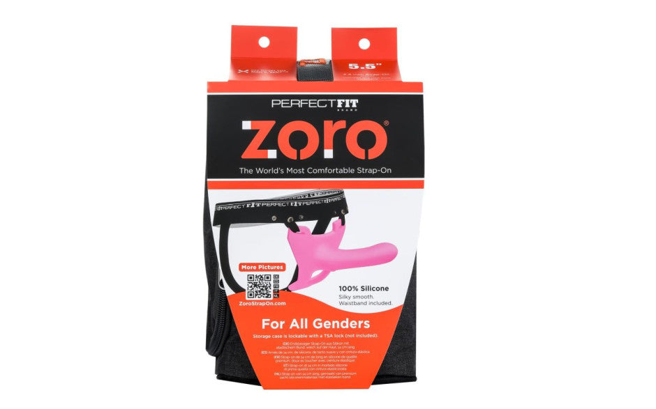 Zoro Strap-On 5.5in/14cm, Pink