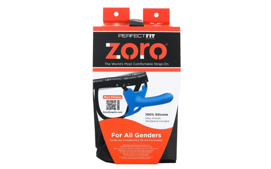 PerfectFit Zoro Strap-On 6.5in/17cm, Blue