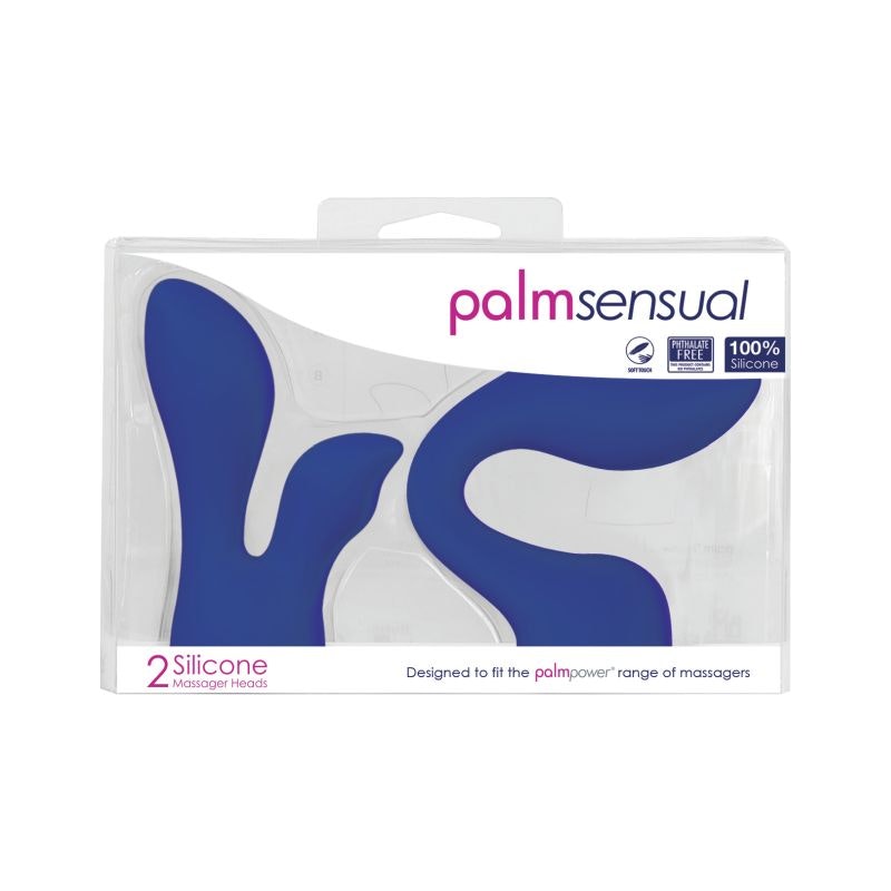 PalmSensual Massager Heads (For use with PalmPower), Blue