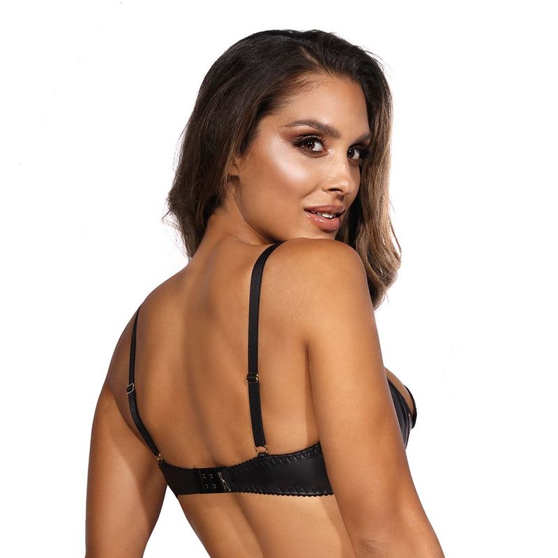 Floral Lace Thong – Black Sheer Lace Women's G-String