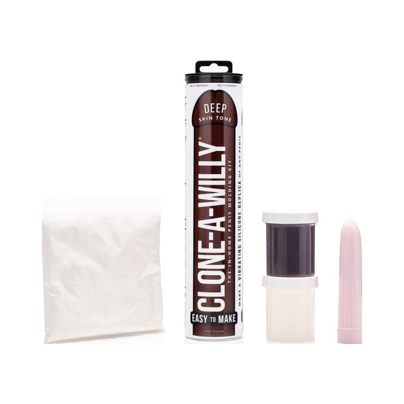 Clone A Willy Casting Kit, Deep Skin Tone, Brown