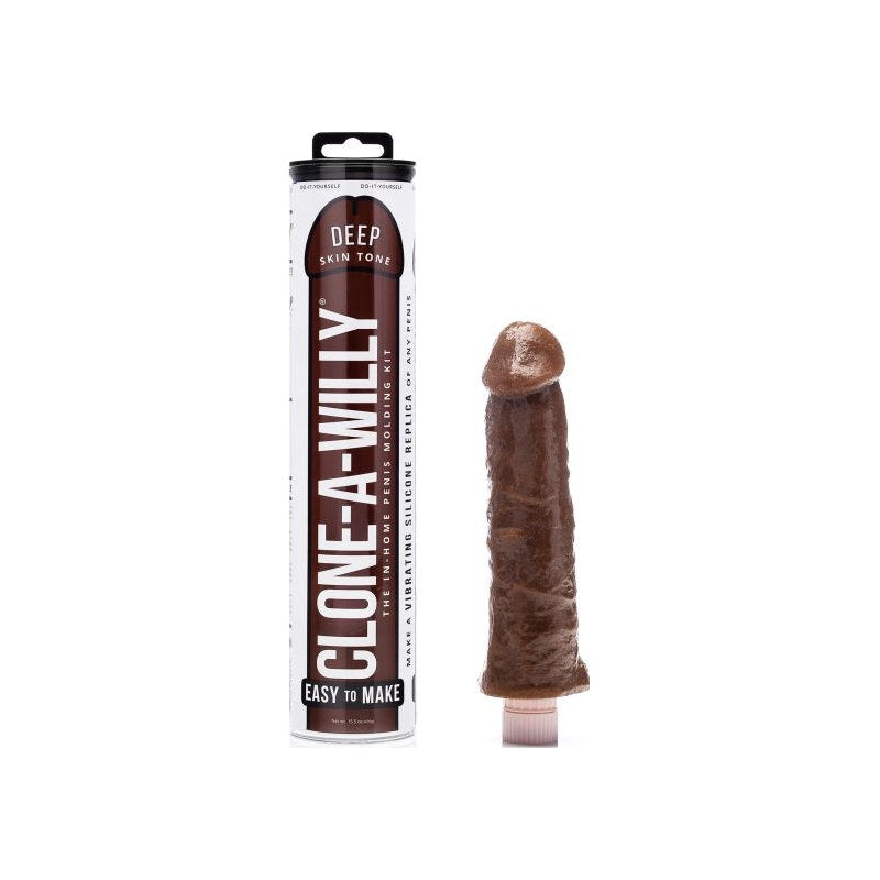 Clone A Willy Casting Kit, Deep Skin Tone, Brown