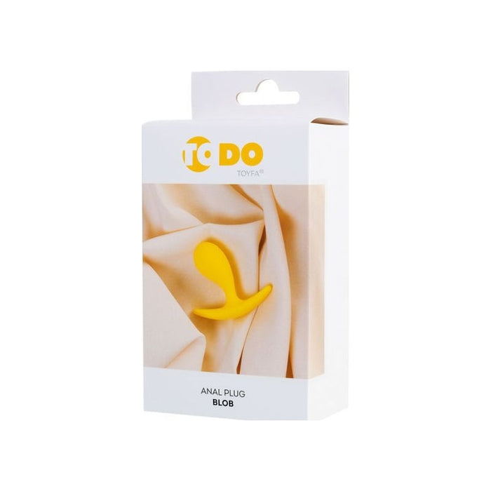 ToDo Blob Anal Plug, 7.2cm, Yellow