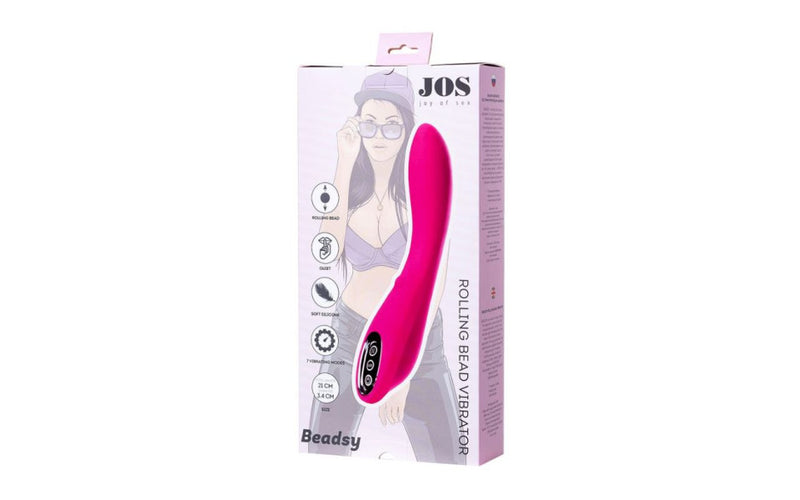 JOS Beadsy Rolling Bead Vibrator, Pink