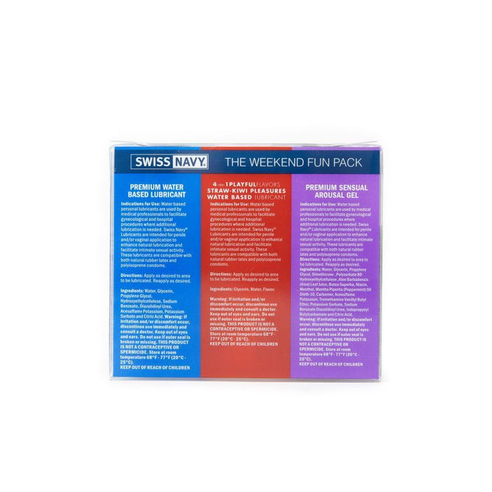 Swiss Navy Weekend Fun Pack