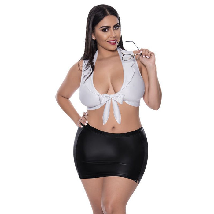 Exposed Lingerie Sexy CEO Costume, Mixed, S/M, L/XL, Queen
