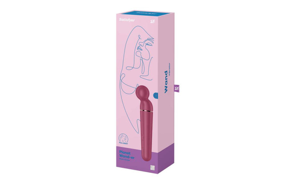 Satisfyer Planet Wand-er Vibrator, Berry