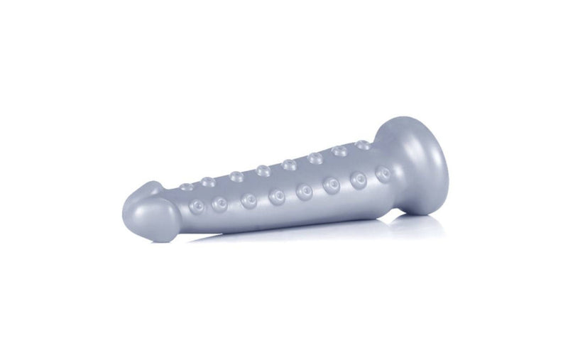 Sport Fucker OctoCock Liquid Silicone Dildo, Medium, Silver