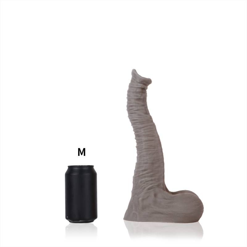 Sport Fucker Dexter Liquid Silicone Dildo, Medium (27.5cm), Grey