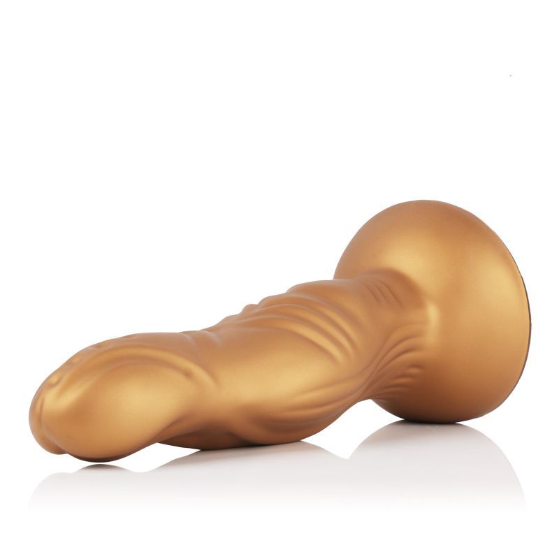 Sport Fucker Pupa Liquid Silicone Dildo, Small (27cm), Rose Gold