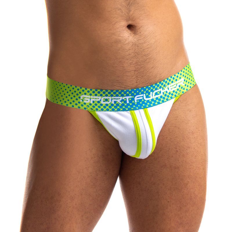 Sport Fucker Jersey Jock Green/White, S/M/L