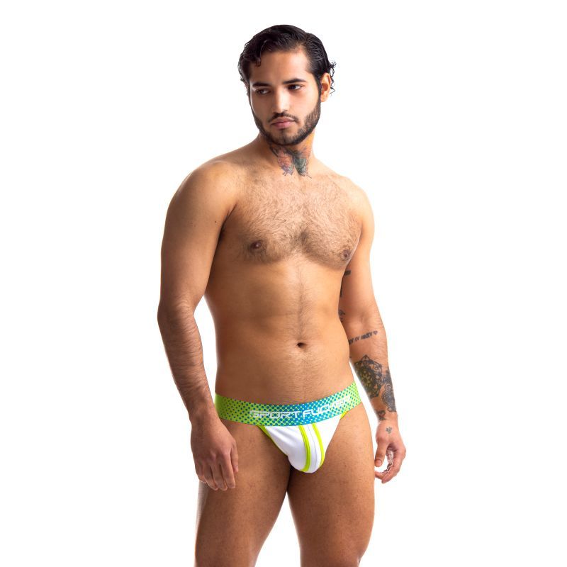 Sport Fucker Jersey Jock Green/White, S/M/L
