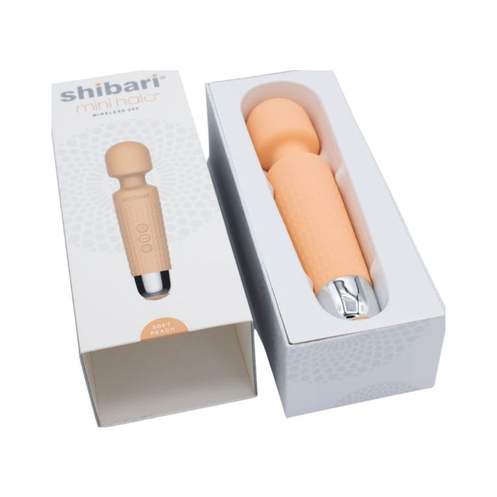 Shibari Mini Halo Wireless 20X Wand, Peach