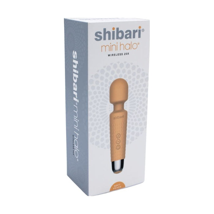 Shibari Mini Halo Wireless 20X Wand, Peach