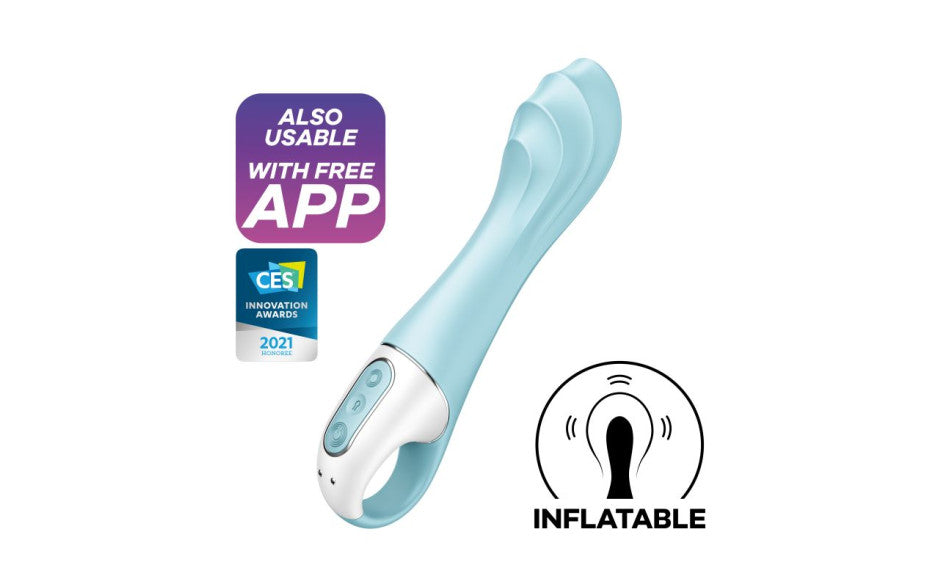 Satisfyer Air Pump Vibrator 5+ Blue