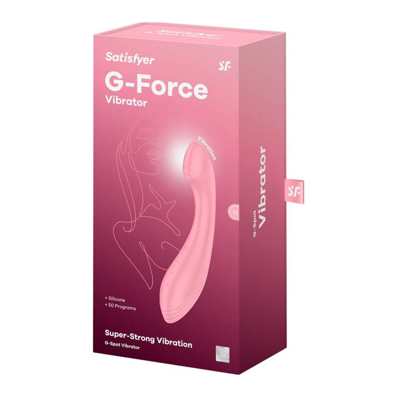 Satisfyer G-Force Vibrator, 7.5"/19cm, Pink