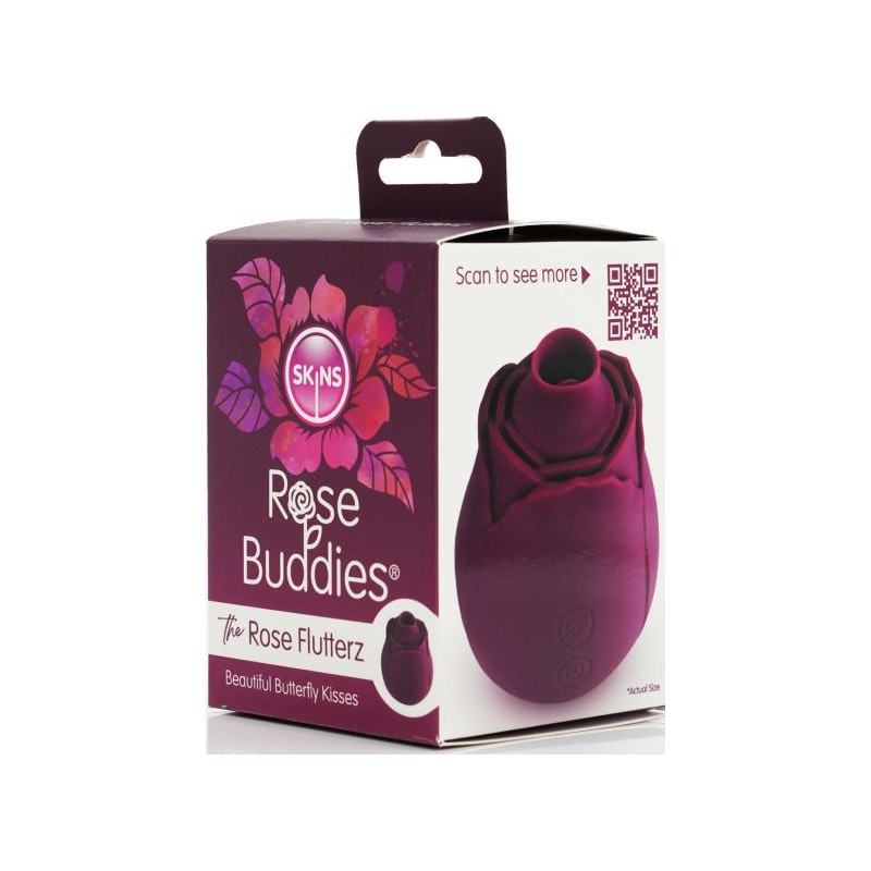 Skins Rose Buddies The Rose Flutterz Stimulator, Mauve